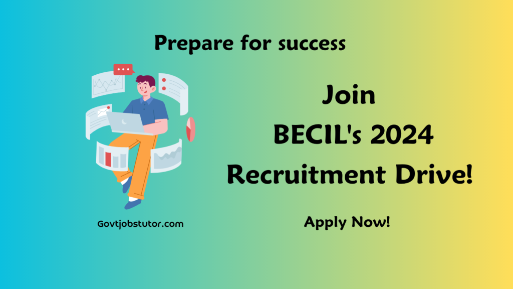 BECIL Recruitment 2024 : DEO और फार्मासिस्ट पदों के लिए ऑनलाइन आवेदन, वेतन तकनीकी से 30,000 रुपये तक।